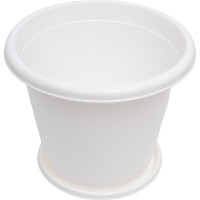 Цветочный горшок ЗПИ Альтернатива Эконом 10 л, белый М7257