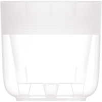 Цветочный горшок ЗПИ Альтернатива Линель 6 л, двойной, прозрачный М8772