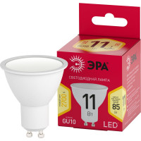 Светодиодная лампочка ЭРА RED LINE LED MR16-11W-827-GU10 R GU10 софит теплый белый свет, Б0056065