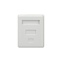 Компьютерная розетка ЭРА RJ45 категория 5е экранированная, 1 порт Б0056903