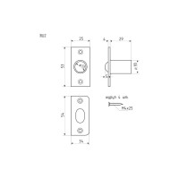 Шариковая защелка НОРА-М ЗШ2 старая бронза 16038