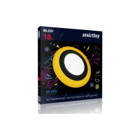 Встраиваемый светильник Smartbuy LED с подсветкой DLB 18w, 6500K+O, IP20 SBL-DLB-18-65K-O