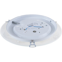 Светильник Элетех Мелани 300 НПБ 01-2х60-139 М16 ИУ матовый белый/клипсы хром 1005204052