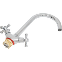 Смеситель для кухни G-lauf с поворот изливом 360 градусов, хром QTZ4-A827