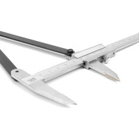 Разметочный штангенциркуль ЧИЗ ШЦРТ- II- 250 0,05 с твердосплавными губками 60мм 989205