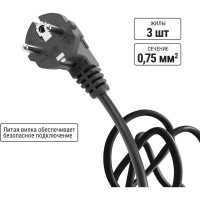 Силовой народный удлинитель-шнур TDM ELECTRIC на рамке ПВС 2200 Вт с/з,10м, штепсельное гнездо SQ1307-0311