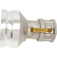 Камлок соединение типа DА (переходник розетка 2" х ниппель 4"; алюминий) TITAN LOCK TL2040DAAL