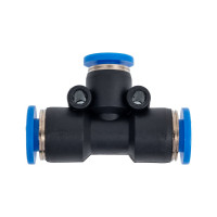 Тройник цанговый T-образный соединительный (6-6-4 мм) SHPI PGT 0604