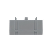 Шина EKF PROxima "фаза" L, 8 отверстий, латунь, серый, изолированный корпус, на DIN-рейку sn0-63-8-is