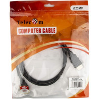 Кабель Telecom, HDMI-19M --- MiniHDMI-19M ver 2.0+3D/Ethernet, 1m TCG205-1M