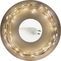 Гирлянда ЭРА ENIN 10NW LED Нить, 10 м, теплый свет, 220V 100/1800 Б0047964