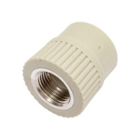 Комбинированная муфта VRT внутренняя, 25х1/2", EVER plast, серый 538311