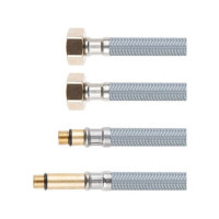 Комплект гибкой подводки для воды AV Engineering Nylon Lt иголка М10 - гайка 1/2, 80 см AVE21880