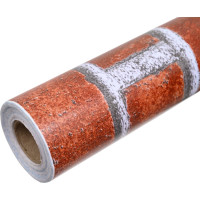 Самоклеящаяся пленка Рыжий кот 0.45x8 м, кирпич красный 104895