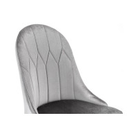 Стул Woodville Gustav на металлокаркасе, серый 11394