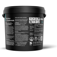 Краска для кухонь и ванных OLSTA Kitchen&bathroom БАЗА A 0.9 л OKBA-09