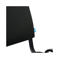 Стул Helmi hl-f01 изо, каркас черный, обивка ткань черная 330635