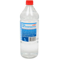 Вода дистиллированная Distilled water 1 л ПЭТ бутылка tekom 4607066980343