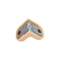 Крепежный уголок с пластиковой крышкой Tech-Krep/Zitar 20x20 обливной дуб 4 шт. пакет 148276