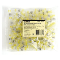 Термоусаживаемая ГСИ STEKKER Ld302-40-60 с припоем 4-6 мм 48a, прозрачный/желтый, 100шт в упак, 49159