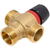 Термостатический смесительный клапан для систем отопления и гвс ROMMER 1" нр 20-43с kv 1,6 (боковое смешивание) RG0092NU9FV194