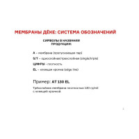 Супердиффузионная мембрана DOCKE АT 90 трехслойная, фасадная, 70 кв.м ZMAT-1099