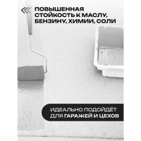 Краска для бетонных полов ГРИДА АК15, акриловая эмаль, серая, 15 кг 4874