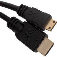 Кабель ExeGate HDMI-miniHDMI EX-CC-HDMIC-1.8 19M 19M, 1,8м, ver1.4, позолоченные контакты 257911