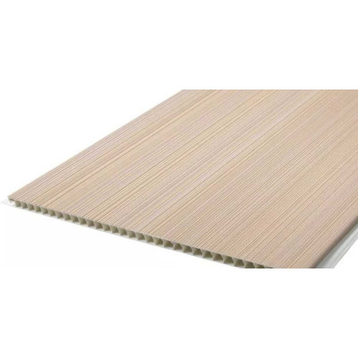 FINEBER Панель ламинированная Рипс бежевый 2700x250x8 (Ш) FB.SP.L.2700-8.RiB.BC
