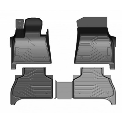 Передние резиновые коврики в салон BMW X5 G05 / X6 G06 / X7 G07 SRTK LUX PER.3D.BM.X.5.18G.08X06