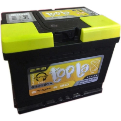 Аккумуляторная батарея TAB topla efb stop-go 112060