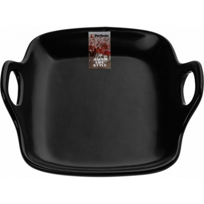 Керамическое блюдо PERFECTO LINEA Asian квадратное 19x18.5x4.7 см черный 17-101901