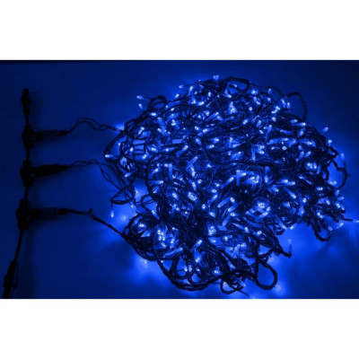 Neon-Night Гирлянда Клип лайт 24В, 3 нити по 20 м, свечение с динамикой, 399 LED Синие 323-303