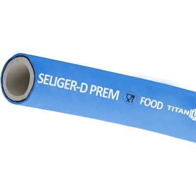 TITAN LOCK Пищевой рукав напорный SELIGER-D-PREM, d=50 мм, -40C,10bar,EPDM, , 5м TL050SL-D-PR_5