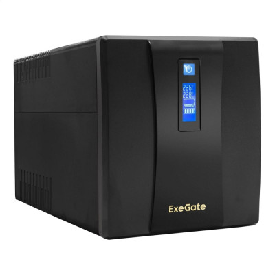 Источник бесперебойного питания ExeGate SpecialPro Smart LLB-1500.LCD.AVR.EURO.RJ.USB 212520