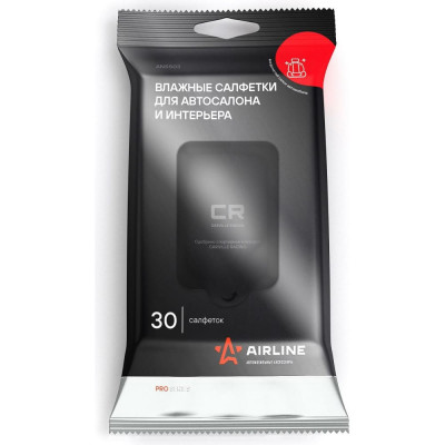 Airline Салфетки влажные для автосалона и интерьера PRO (30 шт.) ANSS03