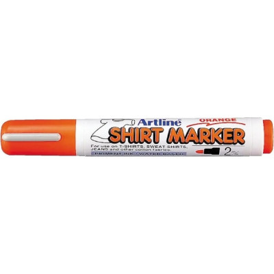 Artline Маркер по ткани Shirt Marker, наконечник 2,0 мм, оранжевый EKT2-398