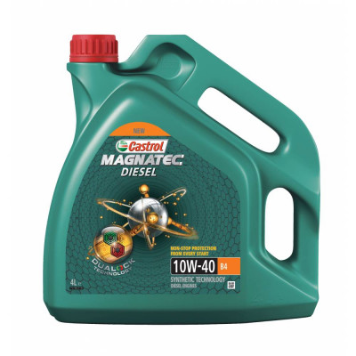 Полусинтетическое моторное масло Castrol Magnatec Diesel 10w40 B4 DUALOCK 15CA30