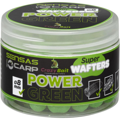 Нейтральные мини бойлы Sensas CRAZY POWER GREEN 16801