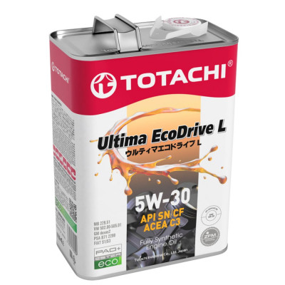 Моторное масло Totachi Ultima EcoDrive L Fully Synthetic SN/CF 5W-30 4562374690929