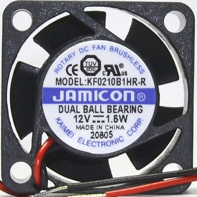 JAMICON вентилятор KF0210B1HR 25х25х10 12В провод С00036011