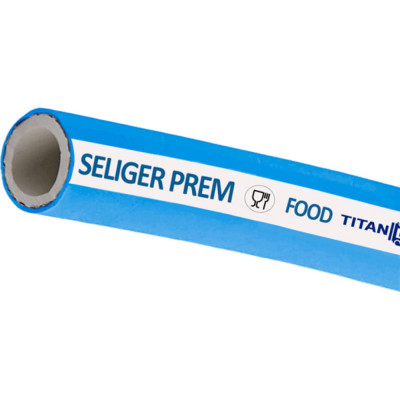 TITAN LOCK Пищевой рукав «SELIGER-PREM»,н/в, d=38 мм, -40C,10bar,EPDM, , 5м TL038SL-PR_5