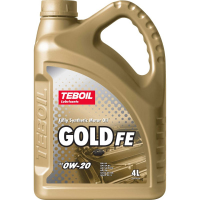 Моторное масло TEBOIL Gold FE 0w-20, 4 л 3468067