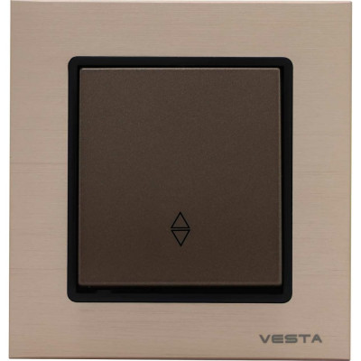 Vesta Electric Выключатель Vesta-Electric Exclusive Champagne Metallic реверсивный FVK050206BSH