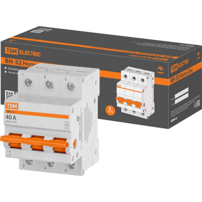 Выключатель нагрузки (мини-рубильник) TDM ВН-32 Home Use SQ0211-0125