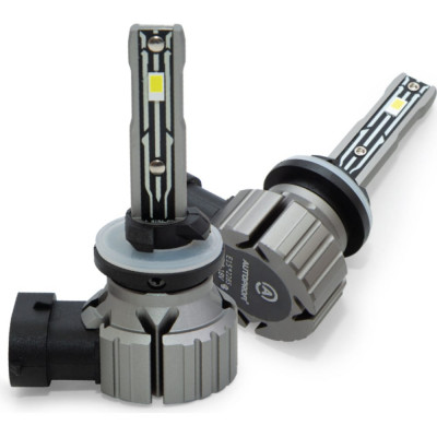 AUTOPROFI Лампа светодиодная , Х2 компак, H27, 12V / 15W, 6000K, 4000 Lm, комплект 2 шт. X2-H27
