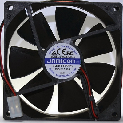 JAMICON вентилятор JF0925S2H 92х92х25 24В с разъемом 2 конт.MOLEX 5239-2(PHU-2) С00034212