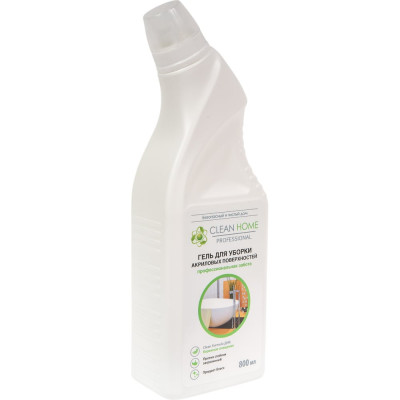 CLEAN HOME Гель для чистки акриловых ванн 800 мл 438