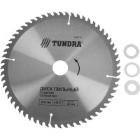 ТУНДРА TUNDRA Диск пильный по дереву , точный рез, 250 х 32 мм , 60 зубьев 5239775
