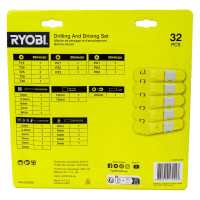 Набор бит и сверл Ryobi RAK32DDMIX 5132004425